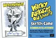 2020 WACKY PACKAGES OLD SCHOOL SERIES 9 SKETCH CARD KENTUCKY FRIED FINGERS by GR