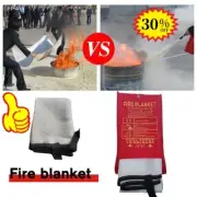 1x Fire Blanket Emergency Fire Suppression Blankets for Home & Kitchen Prepared