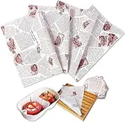 HTDYK 100Pcs Deli Wax Paper Sheets, Grease Proof Sandwich Wrap Paper,10 * 14 Inch Waterproof, Picnic Food Basket Liners for Snacks Outdoor Party Barbecue Restaurants