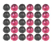 100 BLACK AND FUCHSIA PINK CHOCOLATE DIAMONDS - WEDDING FAVOURS PARTIES