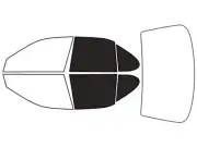 Rvinyl Window Tint Kit Fits Fits Nissan Altima 1993-1997