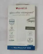 ZAGG - InvisibleShield® Glass Elite VisionGuard+ Filtering Screen - 12 mini