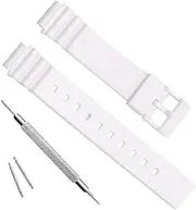 [OliBoPo] Waterproof Natural Resin Watch Band for Casio Women's LRW200H