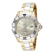 Invicta Men's Watch Grand Diver Automatic Rotating Bezel Two Tone Bracelet 16038