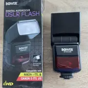 Bower SFD5400 Digital Autofocus Flash for Nikon i-TTL & Canon E-TTL I/II DSLR