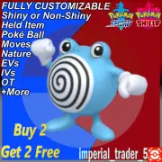 Pokémon Sword and Shield ✨ Shiny Poliwhirl ✨ W/ Best 6IV Customizable