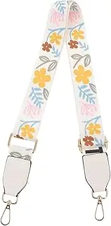 Anneome Adjustable Bag Strap for Women Floral Pattern Replacement Shoulder Belt for Handbags and Bags Convenient Accessory
