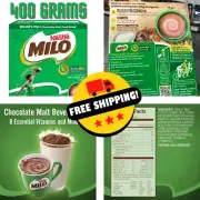 Nestle MILO Chocolate Malt Food Drink Box Malt Extract. Milk and Cocoa New 400g