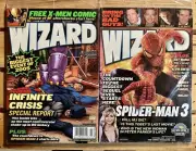 Wizard Magazine 2 Variant Covers Infinite Crisis Spider-Man Nov 2005 169 Sealed