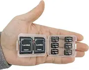 Lerdisk Factory Wholesale 1GB Micro SD Card 6 Inch Bulk MicroSD Card with Licensed Produced SD Adapter (1GBX6)