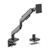 Brateck LDT61-C012-BG Single Heavy-Duty Gaming Monitor Arm Fit Most 17'-49' Monitor Up to 20KG VESA 75x75,100x100