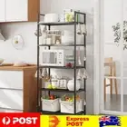 5 Tier Storage Rack Adjustable Storage Shelf Heavy Duty for Kitchen Laundry Room