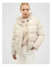 [Seed Heritage] Puffer Jacket in Oat
