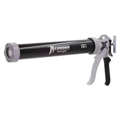 Newborn 18:1 Caulking Gun 620-AL-BLACK 24OZ