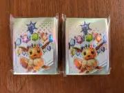 2x Pokemon TCG Prismatic Evolutions ETB Eevee Card Sleeves - NEW
