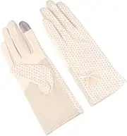 [Totority] Screen Sun Protection Gloves Women's Fashion Comfort Multifunctional Sunscreen Touch Outdoor Dress Gloves
