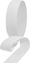 HERZONE 20 m Elastic Band 4.5 cm Wide Elastic Band White Elastic Band Trousers Rubber Home Textiles Sewing Accessories Elastic Band DIY Crafts (White, 4.5 cm)