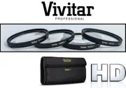 4-PC CLOSE-UP MACRO LENS +1 +2 +4 +10 FOR CANON 18-55mm LENS