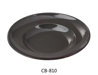 Yanco China CB-810 Cowboy Basket Weave China 12 oz. Pasta Bowl - 1 Doz