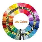 200 COLOR EMBROIDERY THREAD KIT RAINBOW COLOR EMBROIDERY FLO