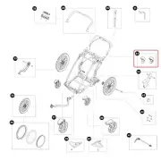 Thule Brake Cable Guides Bremskabelführung for Thule Chariot Sports 2
