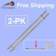 [2-PK] 10" Industrial Brass Float Rod w/ 2 Brass Nuts(1/4"-20) for Float Valves