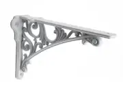 Decorative Shelf Bracket 8 inch White Brackets for Shelving Heavy Duty Vintag...
