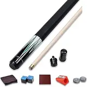 Pool Cue Sticks 57 Inch 18-19Oz Pool Cue Sticks with 10.5/11.5mm Tip Optional | 1/2 Jointed Maple Pool Cue Very Good Grip Snooker Cue for Home Bar Cue