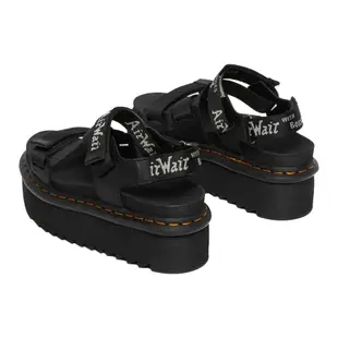 Dr.Martens KIMBER WEBBING STRAP SANDALS 女款 加厚底 馬丁 馬汀 涼鞋 (黑色)