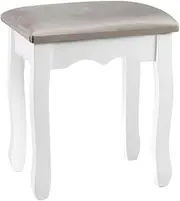 Artiss Dressing Stool Velvet Fabric Makeup Stool 100Kg Capacity