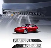 X-CAR Car Front Air Flow Vent Inlet Intake Grill for NEW Tesla Model 3 Highland 2023-2025 Mesh Grille Grid Protection Cover Leaves Insect Guard