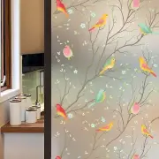 Frosted Window Film 17.5 X 78.7 Inch Privacy Uv Protection Easy Installation