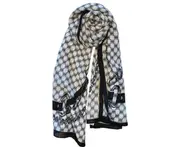 S53 180cm Khaki Pattern Fiber Scarf Thin Air Conditioning Shawl Outer Scarves Outdoor Evening Dresses Women