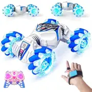 Gesture Control RC Car Stunt Toy 4WD Kids Light Music Hand Sensing Remote Controlled Boys Girls Gift