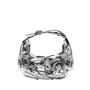 [Innerraum] Innerraum Metallic-effect Top-zip Shoulder Bag ONE SIZE SILVER