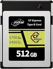 CFexpress Type B 512GB Gold Memory Card for Nikon Z6/Z7/Z9/D6/D5/D850/D500 for Canon EOS-1DX/C300/C500/R5 R5C R3, for Panaso GH6/S1/S1R/S1K, DJI Ronin 4D, up to 1700MB/s 8K 4K