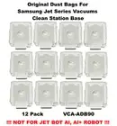 12Pack Original SAMSUNG VCA-ADB90 Dust Bags For Jet Series Vacuums Clean Station