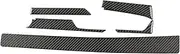 ATATNK Compatible for Chevrolet Camaro 2017-2022 Accessories Carbon Fiber Interior Car Instrument Console Decorative Strip Sticker Trim Cover(Black Carbon Fiber1,for LHD)