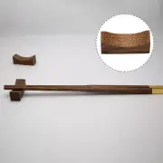 12pcs Wooden Chopstick Rest Spoon Rest Dinner Spoon Fork Holder Chopstick