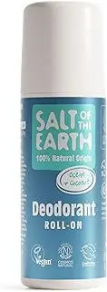 Salt Of The Earth Natural roll-on deodorant, odourless, fragrance-free, vegan, long-lasting protection, no animal testing