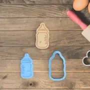 Baby Bottle Cookie Cutter and Embosser stamp