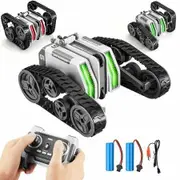 Remote Control Car RC Fast Crawler Car Double-Sided Tracked with 360 Degree Rotating High Speed Stunt Car Toy Gifts for Xmas Birthday