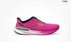 Brooks Women’s Hyperion GTS Brooks Running Shoes Pink Glo/Green/Black - Size 5