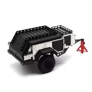 Metal Camping Trailer for 1/10 RC Crawler Car Traxxas TRX4 AXIAL SCX10 RC4WD5o