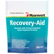 Ranvet Recovery Aid BCAA B-Group & Antioxidant Powder Supplement for Horses 180g