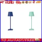 Cordless Table Lamp Rechargeable Desk Lamp Small Night Light for Bedroom (Blue)