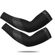 Rockbros Cooling Arm Sleeves Men Women UV Sunproof Sports Tattoo Sleeves UPF 50