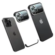 for iPhone 15 Pro Frameless Bumper Case, Compatible with MagSafe, Black