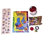 Pokemon Minifigures Mudkip Book And Temporary Tattoos