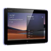 Yealink Roompanel Android based Scheduling Panel 8-inch, flush mount kit for wall or glass, 20 Tilt, PSU included, Yealink Platform, Microsoft Teams,
